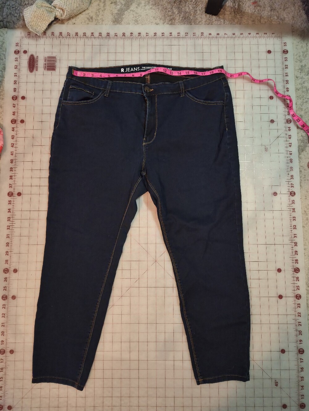R Jeans Women's Dark Blue Slim Stretch Jeans.